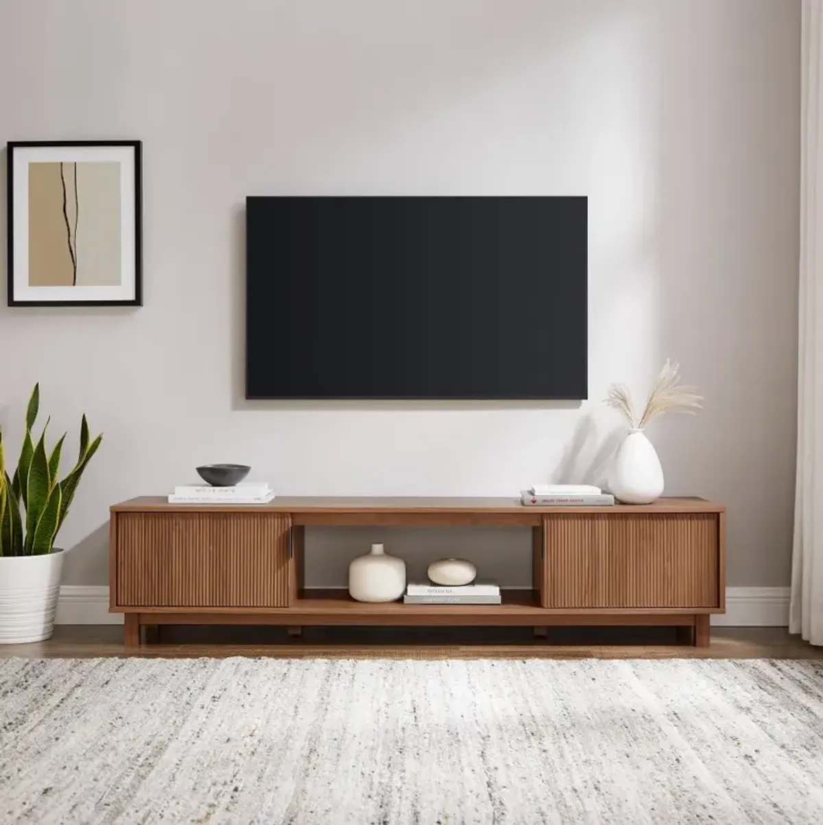 Arundo 70" 2 Door Mocha TV Stand