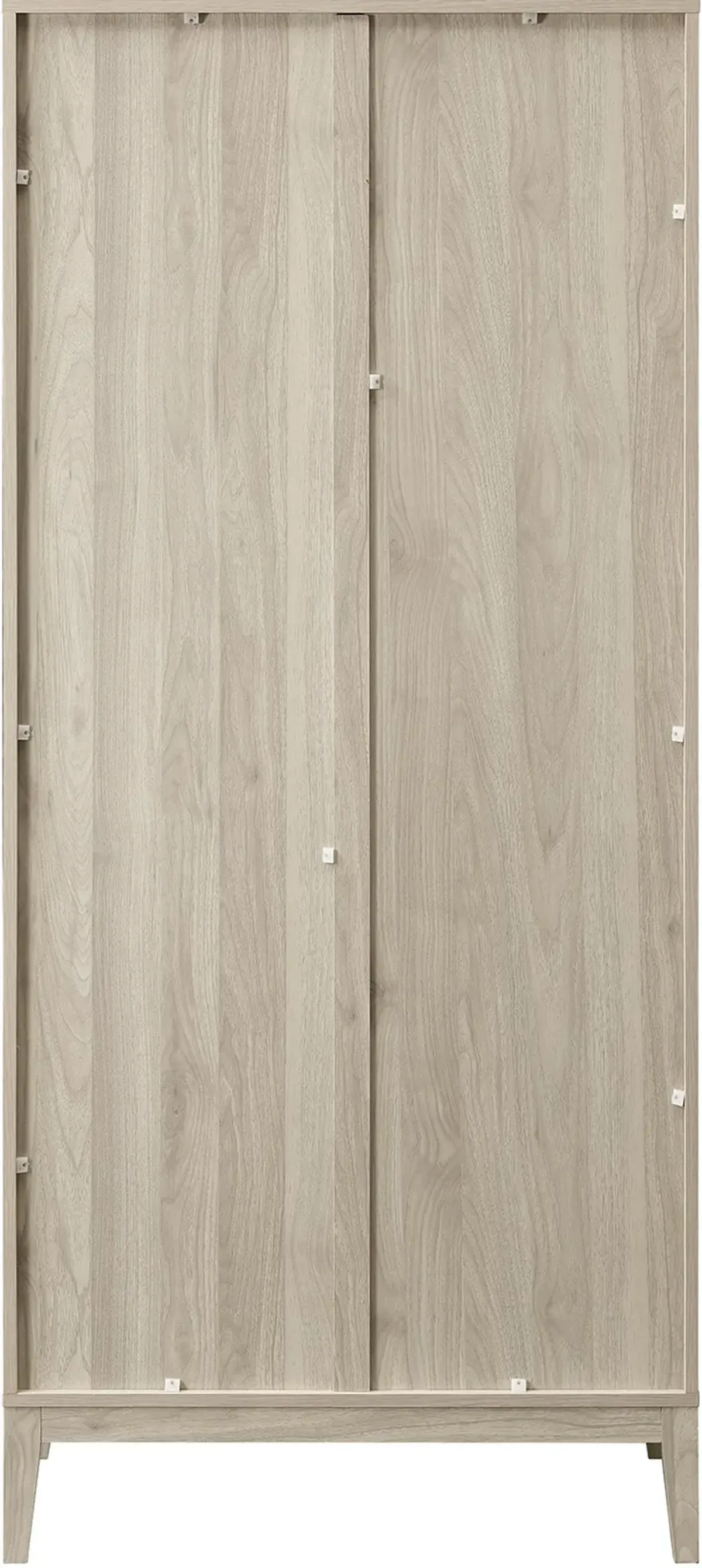 Logan 68" Birch Chevron Storage Cabinet