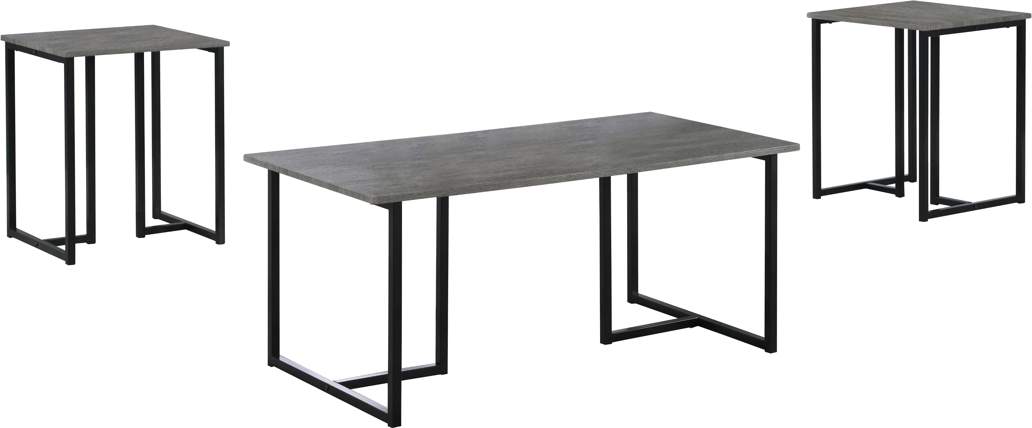 Nyla Gray 3-Piece Table Set