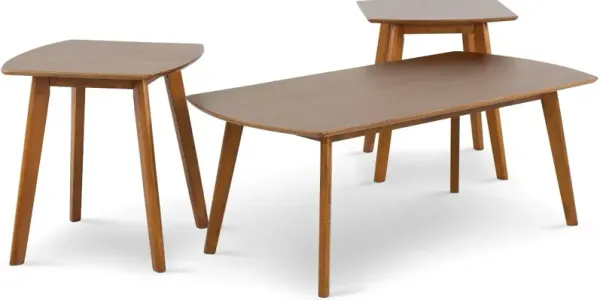 Damala Brown Occasional Table Set