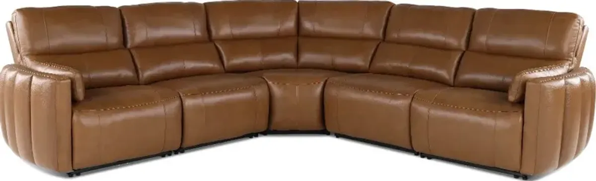 Modesto Sable 5-Piece Power Reclining Sectional