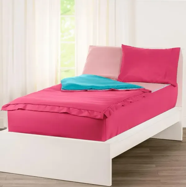 Dublin Pink Full 6-Piece Comforter Set