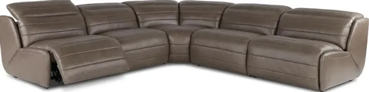 Jag Mushroom 5-Piece Power Reclining Sectional