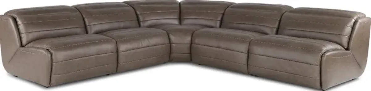 Jag Mushroom 5-Piece Power Reclining Sectional