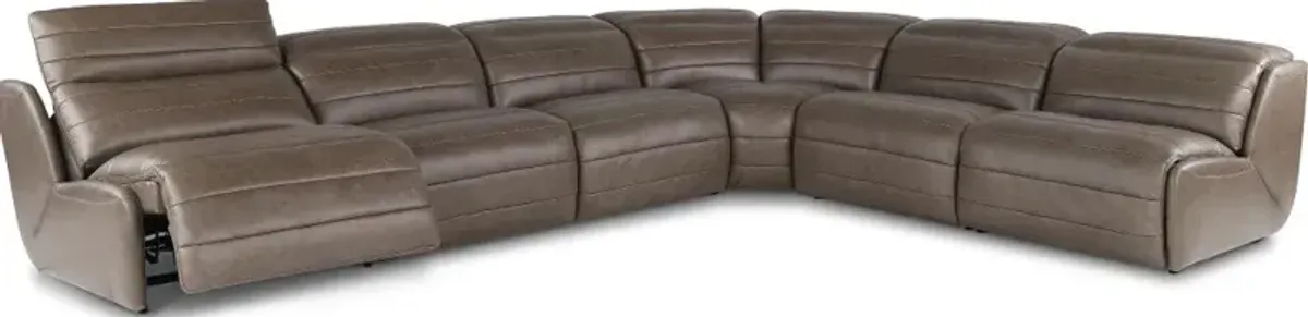 Jag Mushroom 6-Piece Power Reclining Sectional