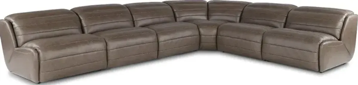 Jag Mushroom 6-Piece Power Reclining Sectional