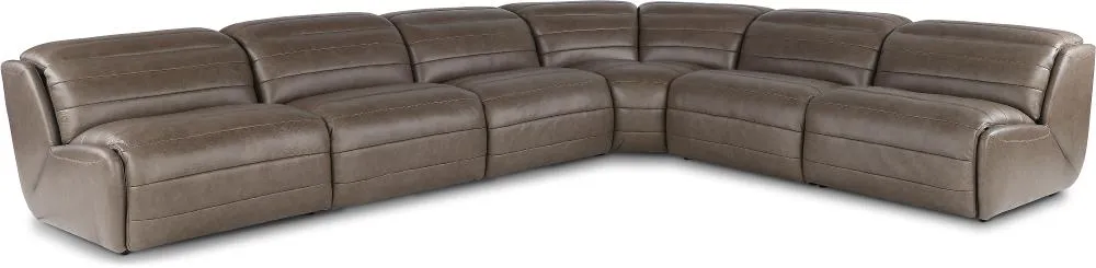 Jag Mushroom 6-Piece Power Reclining Sectional