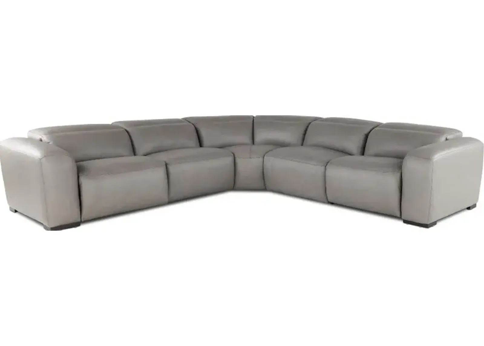 Chalet Gray 5-Piece Power Reclining Sectional