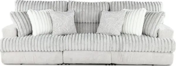 Abraxas Gray Power Reclining Sofa