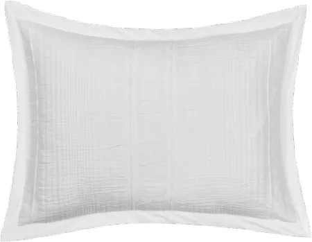 Brentwood White Standard Pillow Sham