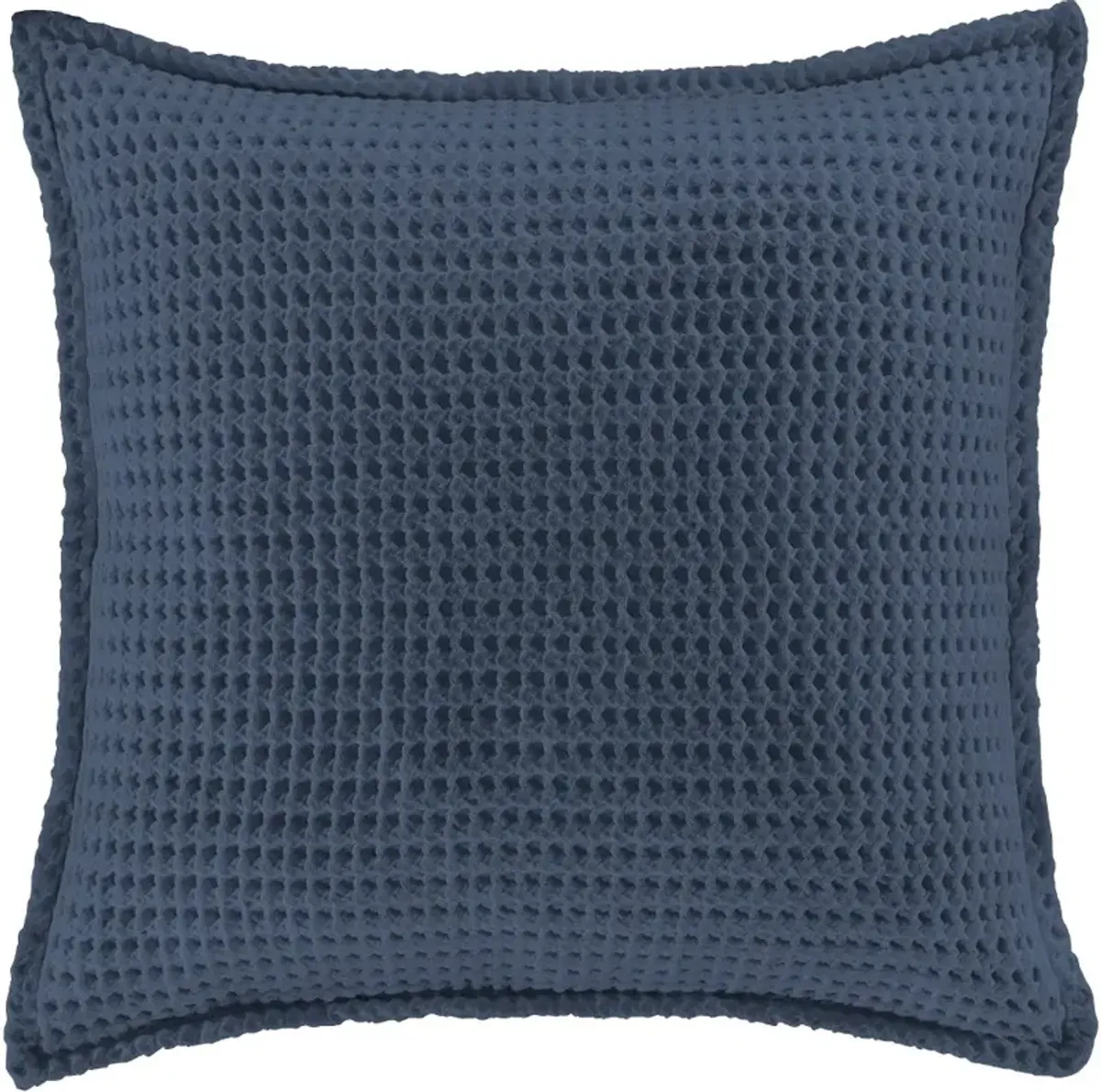 J. Queen Natural Pebble Beach Indigo Blue King Sham