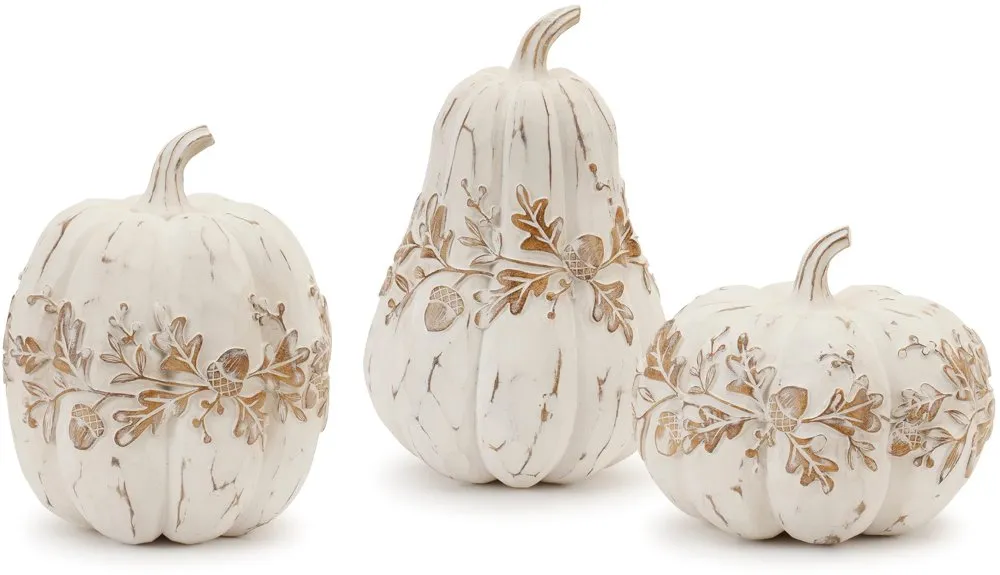 Small Decorative White Pumpkin