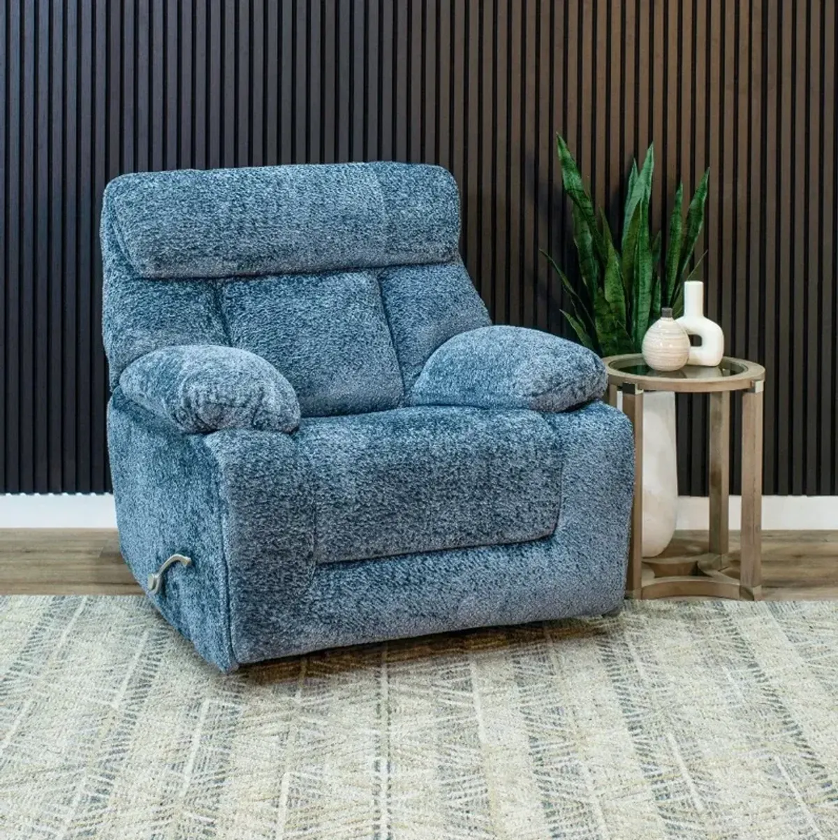 Alaska Glacier Swivel Glider Recliner