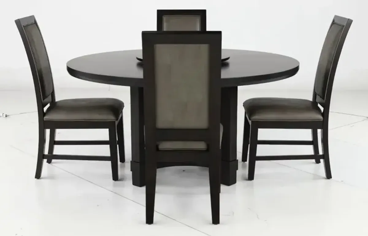 Jeffries Brown 5 Piece Dining Set