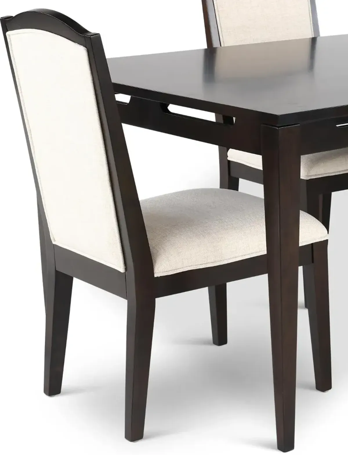 Sutton Dark Brown 5 Piece Dining Set