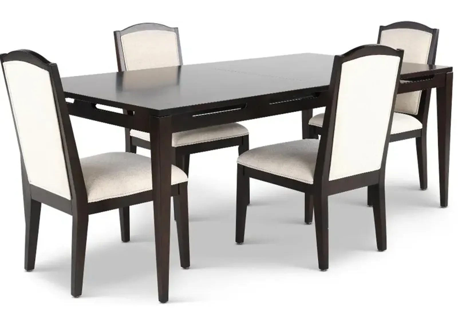 Sutton Dark Brown 5 Piece Dining Set