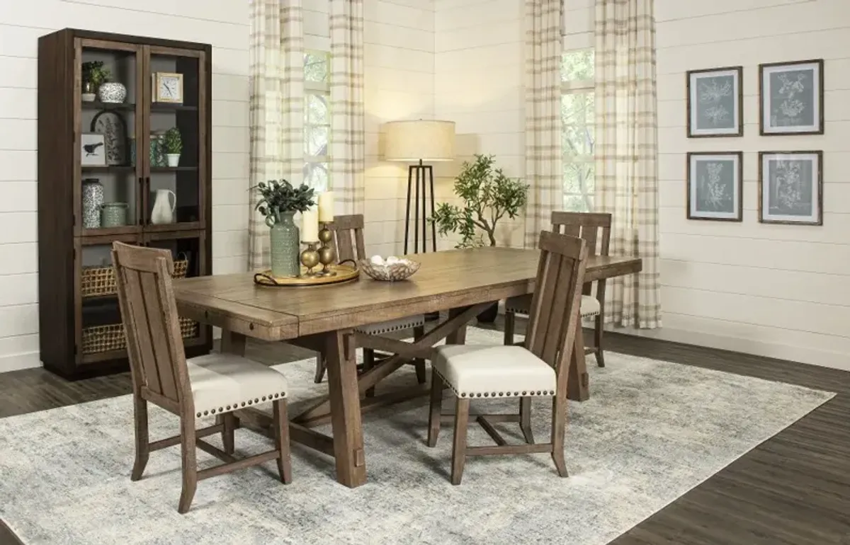 Cassie Natural 5 Piece Dining Set
