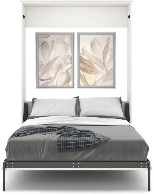 Roberts White Queen Murphy Bed