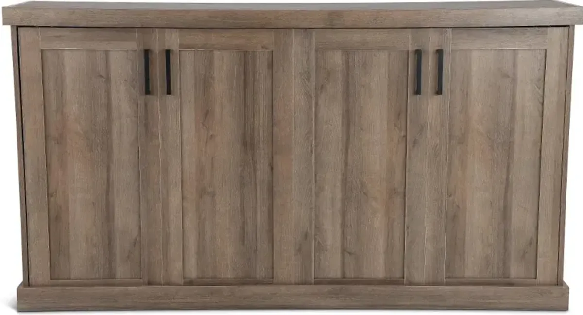 Roberts Oak Twin Murphy Bed