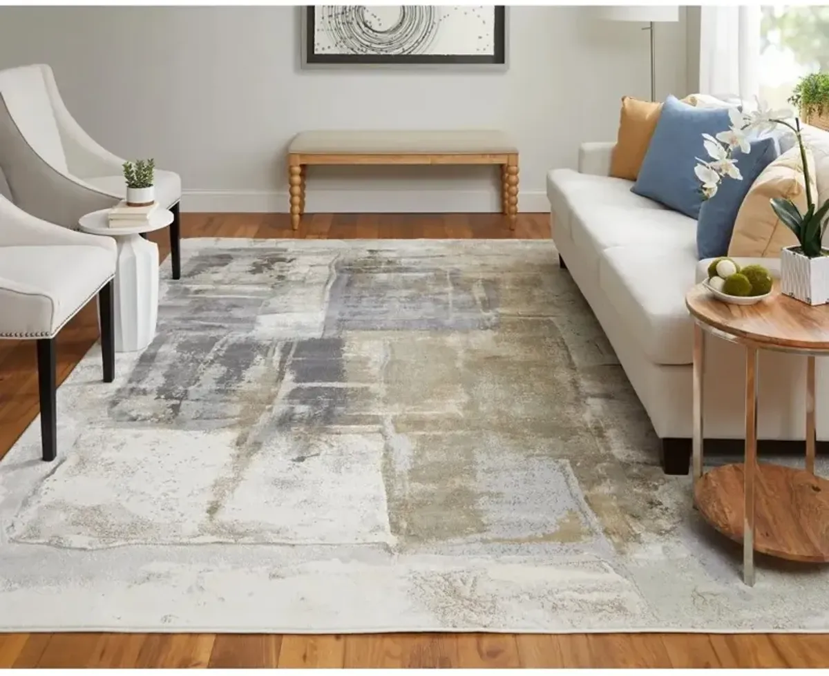 Clio 8 x 10 Gray Multicolored Area Rug