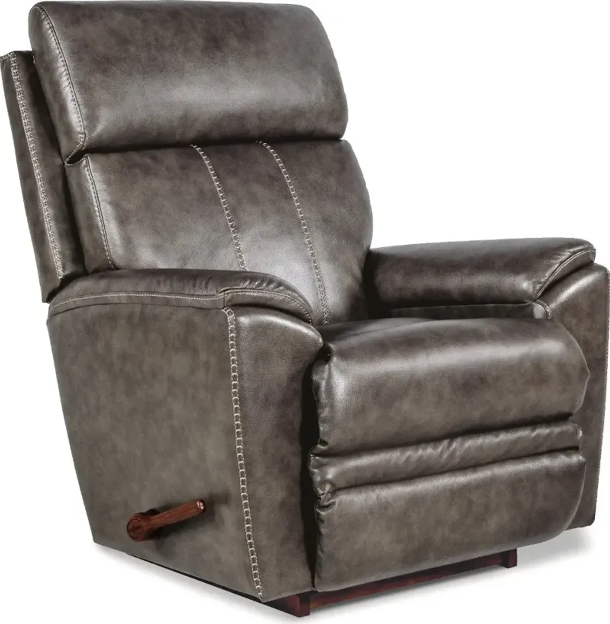 Talladega Gray Power Rocker Recliner with Headrest and Lumbar