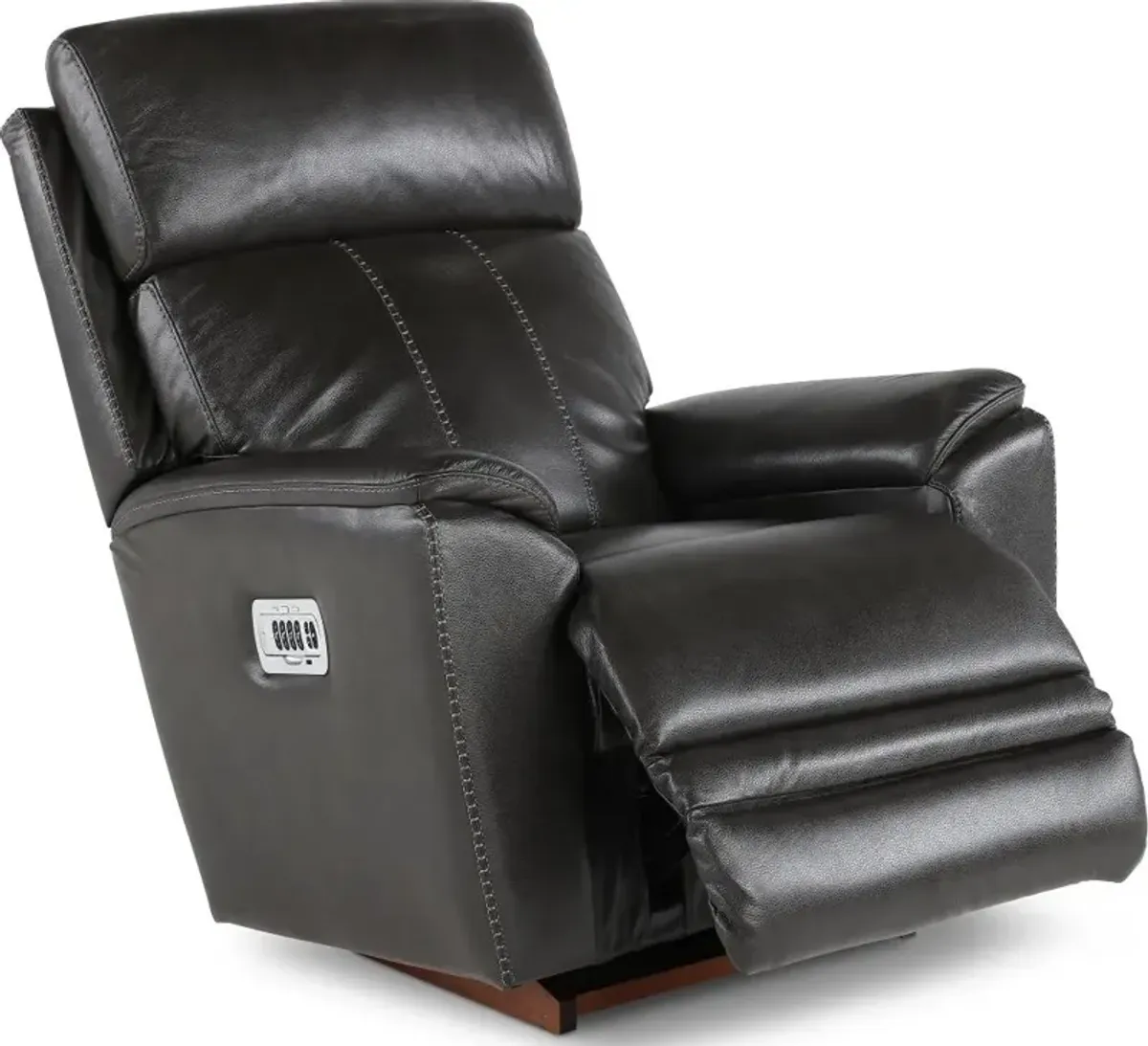 Talladega Shitake Power Rocker Recliner with Headrest and Lumbar