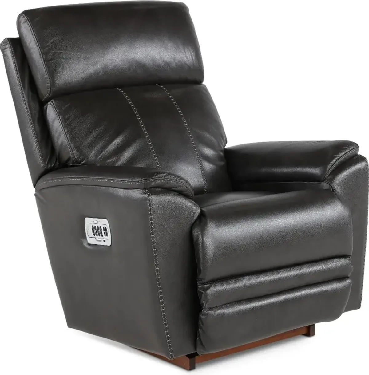 Talladega Shitake Power Rocker Recliner with Headrest and Lumbar