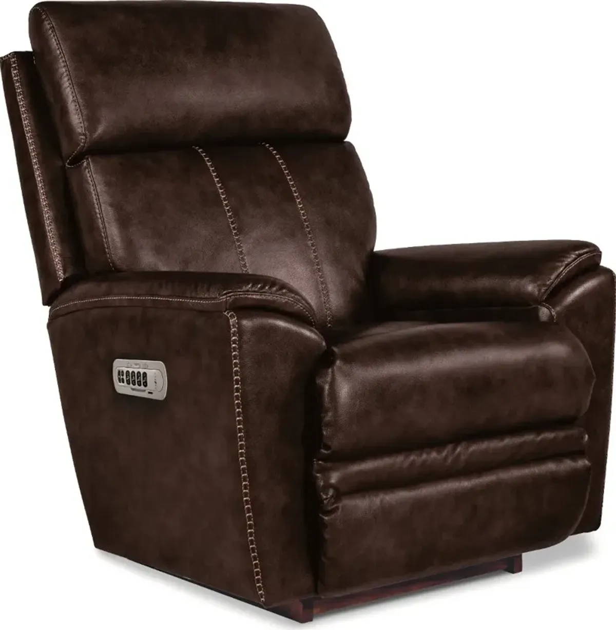 Talladega Chestnut Power Rocker Recliner with Headrest and Lumbar