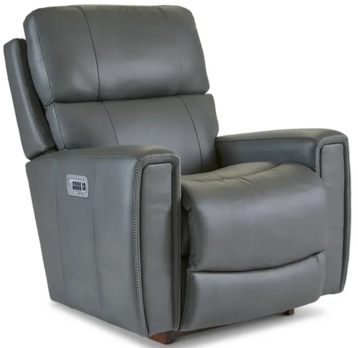 Apollo Blue Gray Power Rocker Recliner