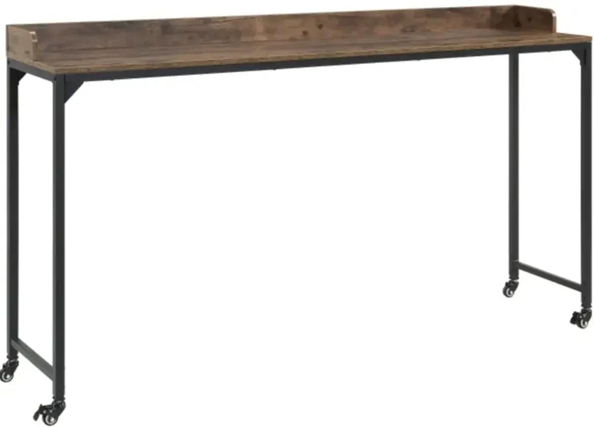 Sumter Brown and Black Over-Bed Desk
