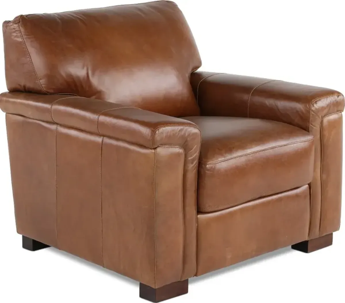 Splendor Brown Leather Chair