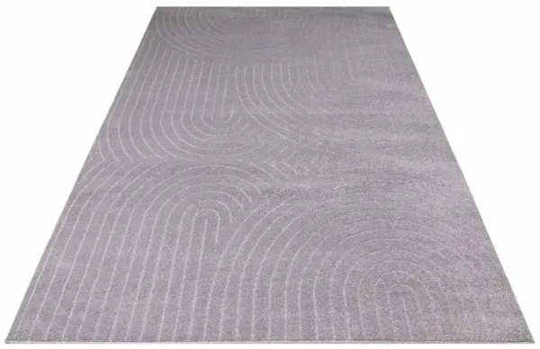 Pure Light 8 x 10 Gray Area Rug