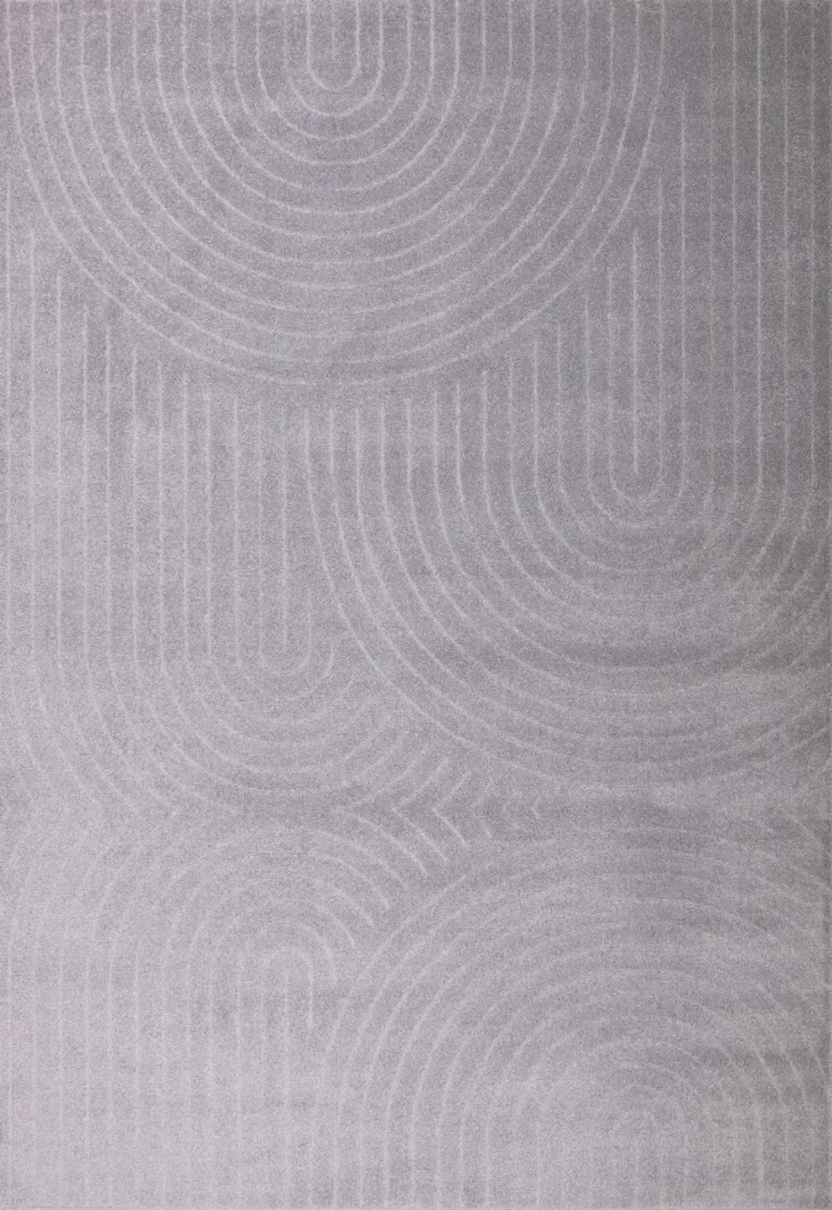 Pure Light 8 x 10 Gray Area Rug