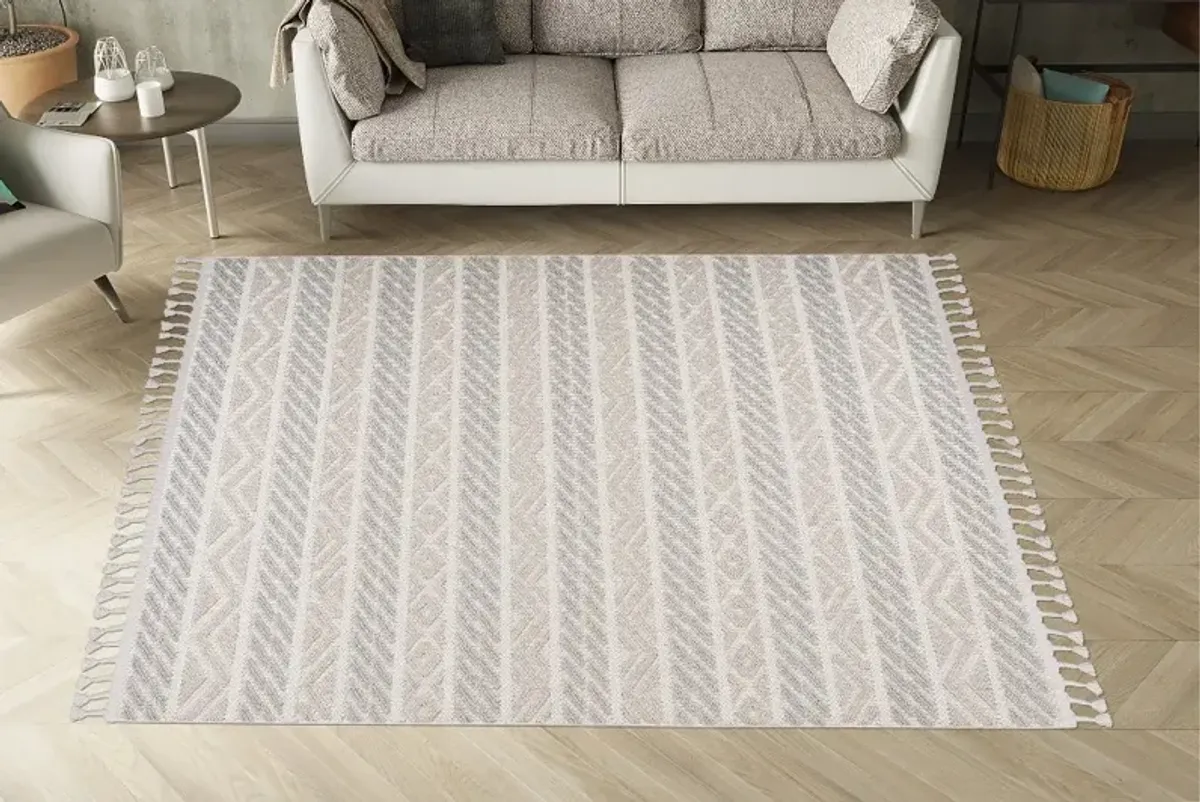 Athena 5 x 8 Earthen Beige Area Rug