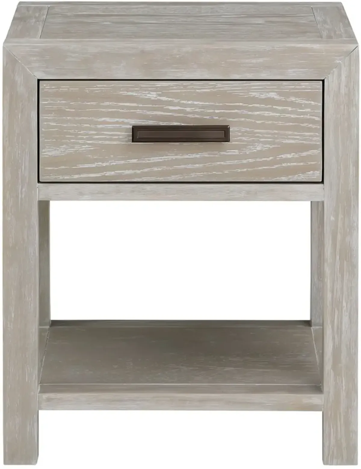 Fresno Gray Oak Nightstand