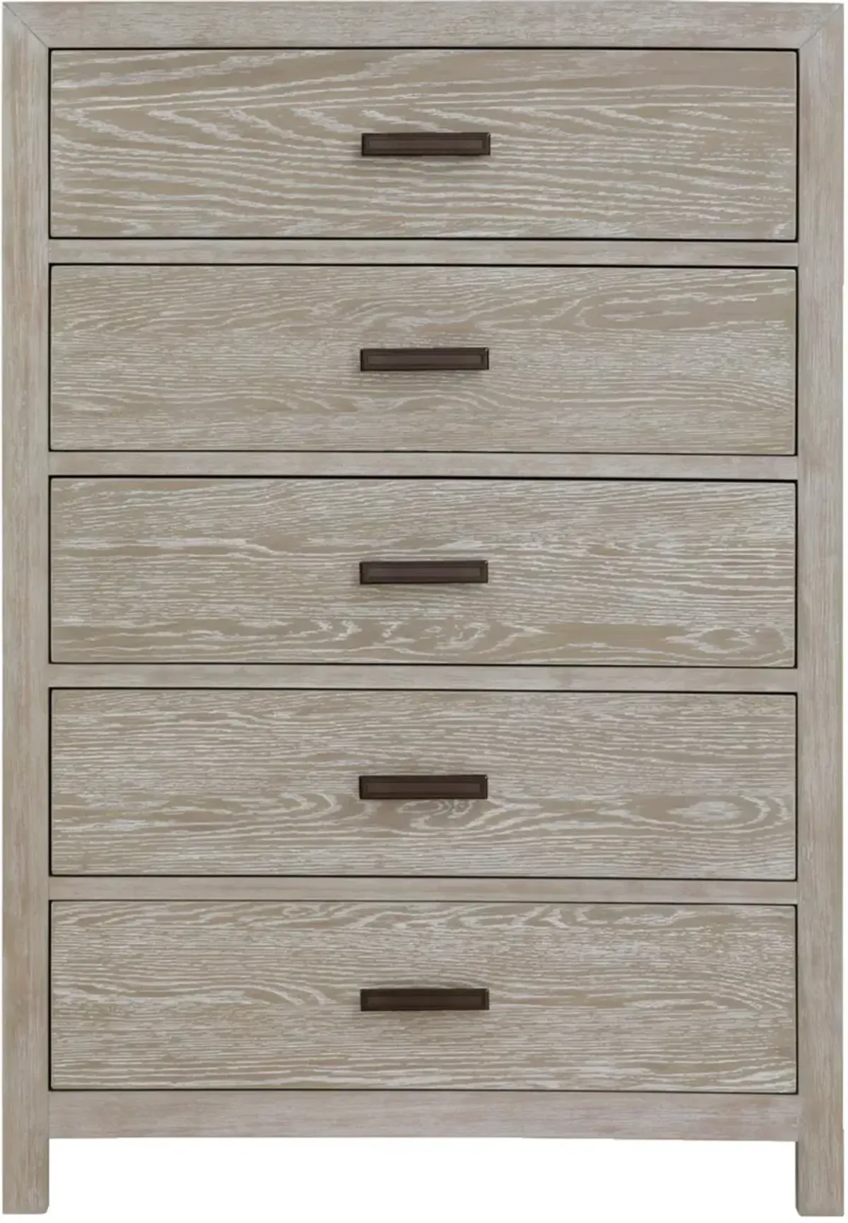 Fresno Gray Oak Chest of Drawers