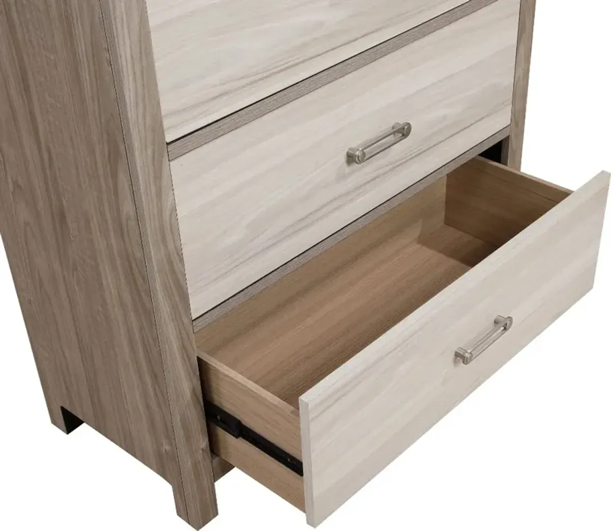 Aaray Two-Tone Natural Chest of Drawers