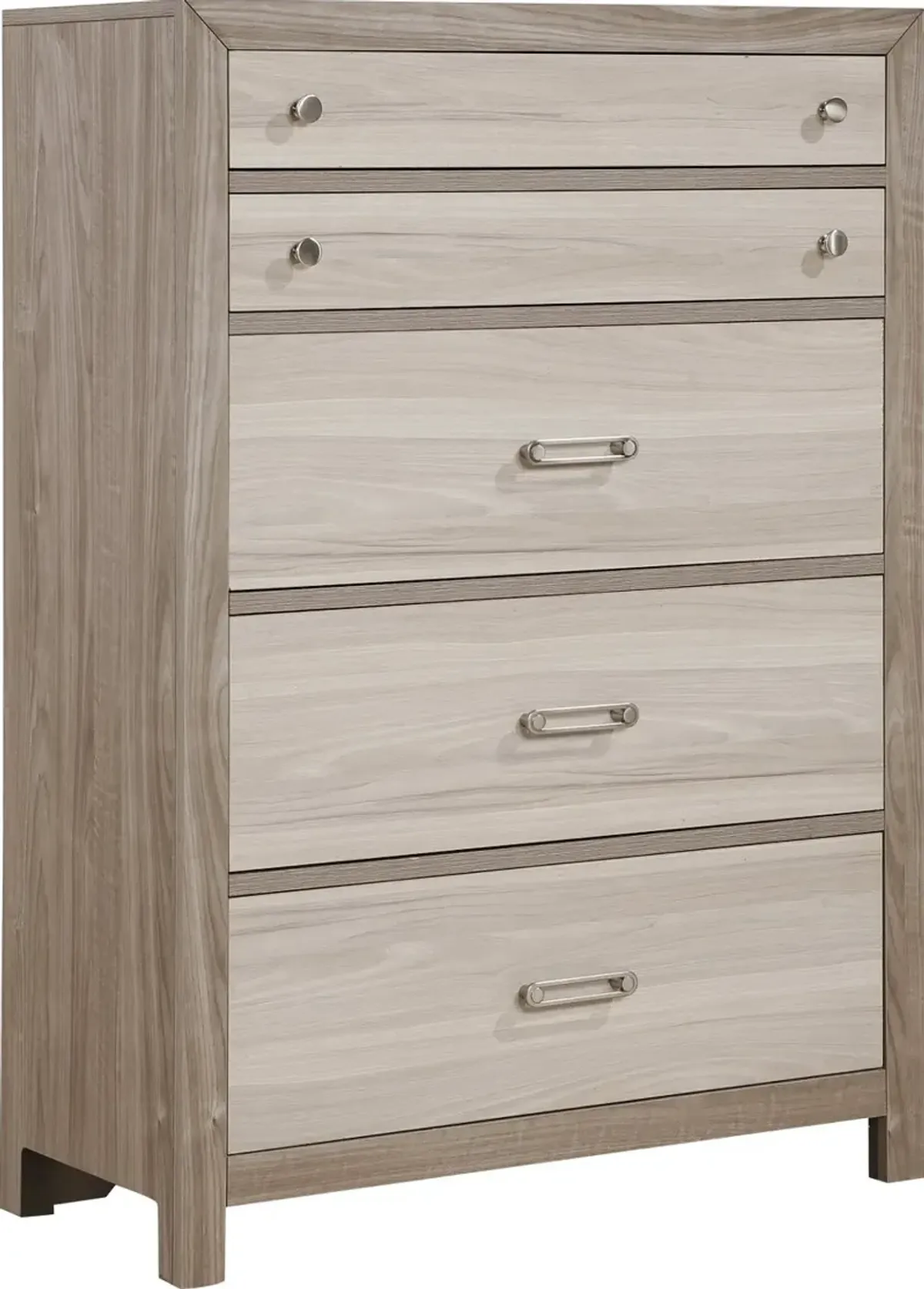 Aaray Two-Tone Natural Chest of Drawers