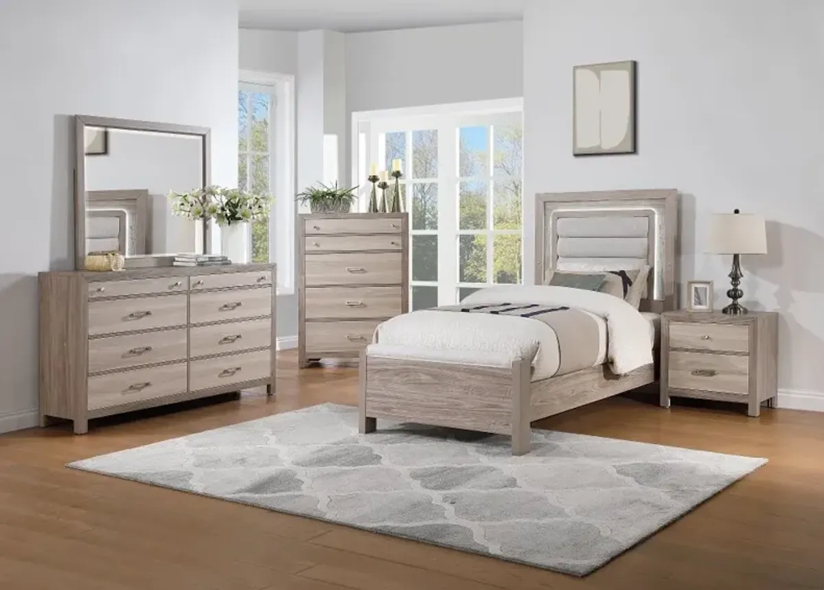 Aaray Natural Twin Bed