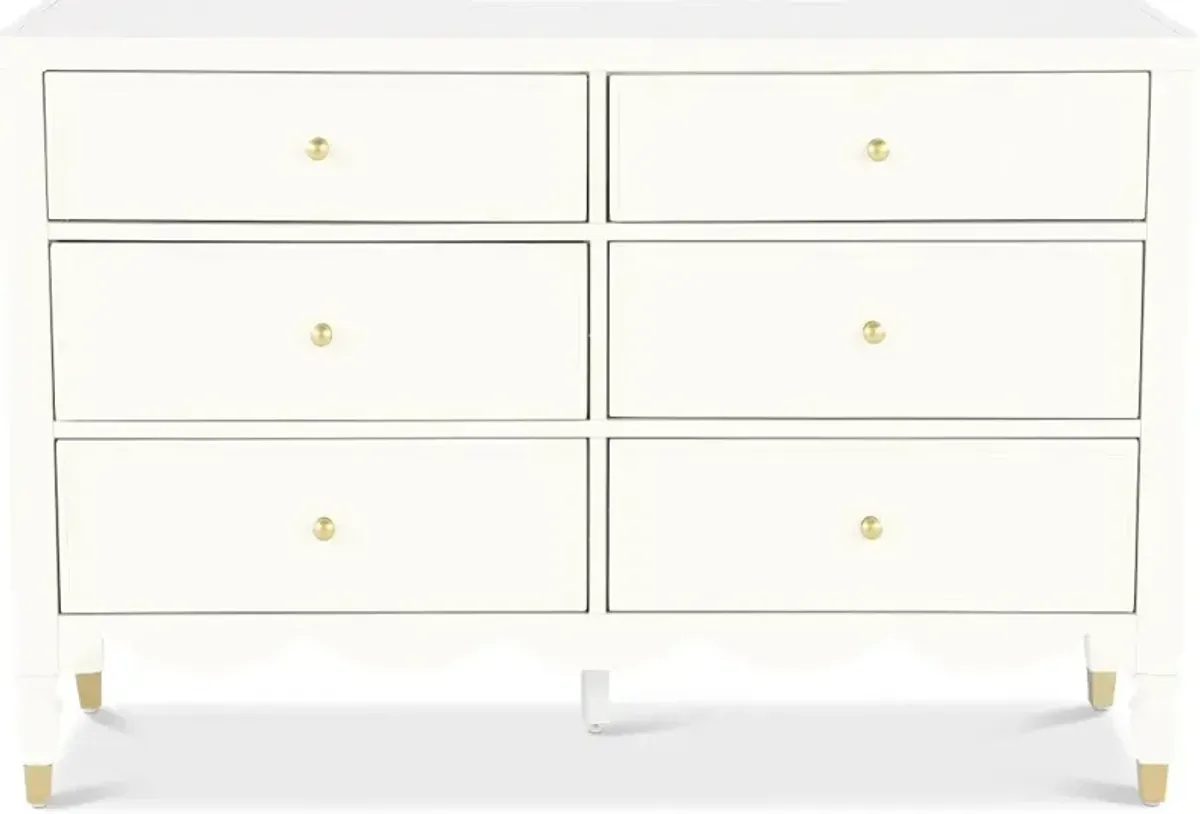 Olivia French White Dresser