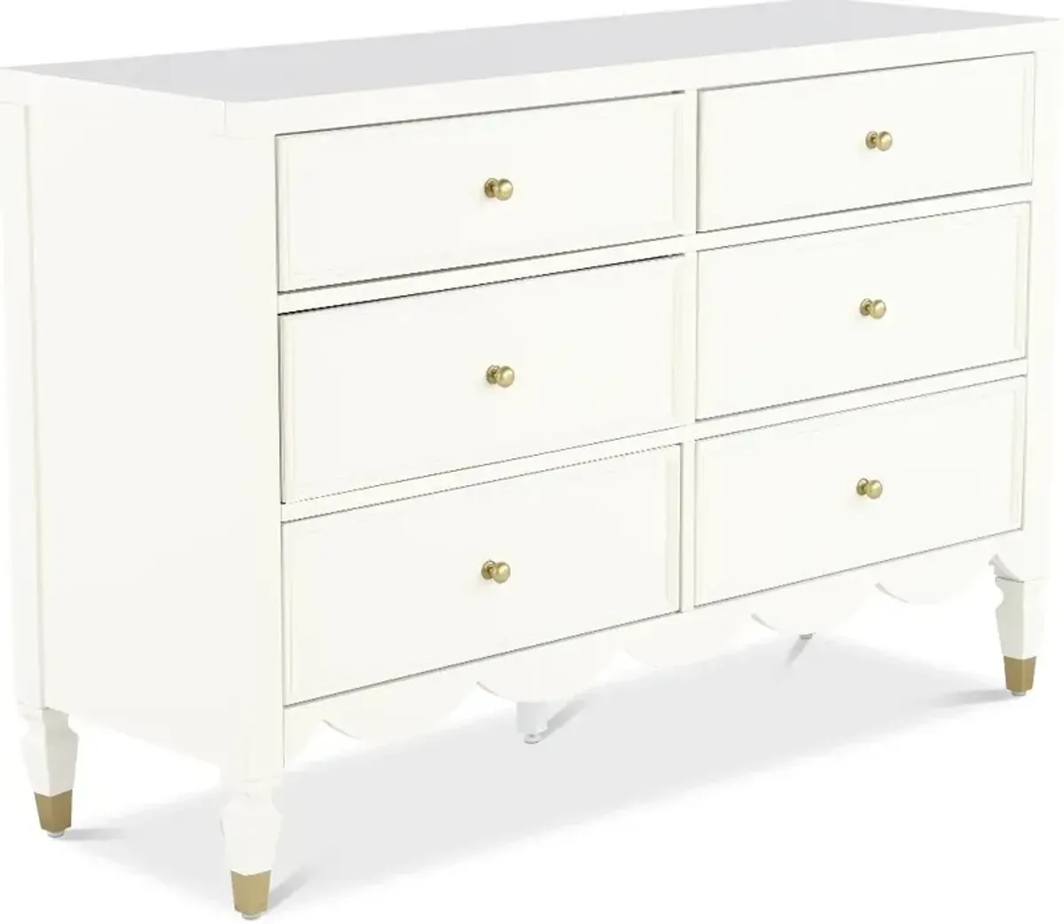 Olivia French White Dresser