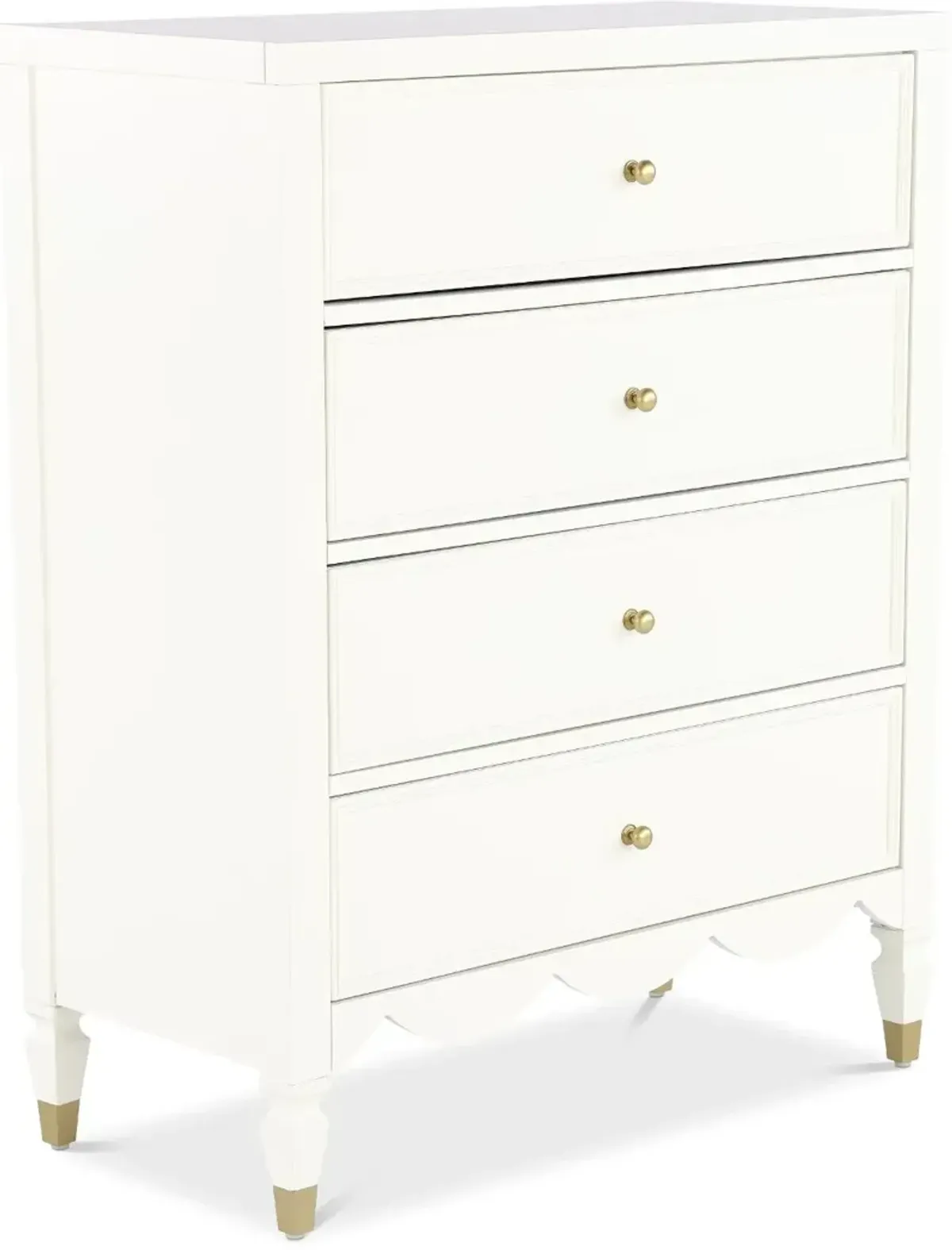 Olivia French White Chest of Drawers