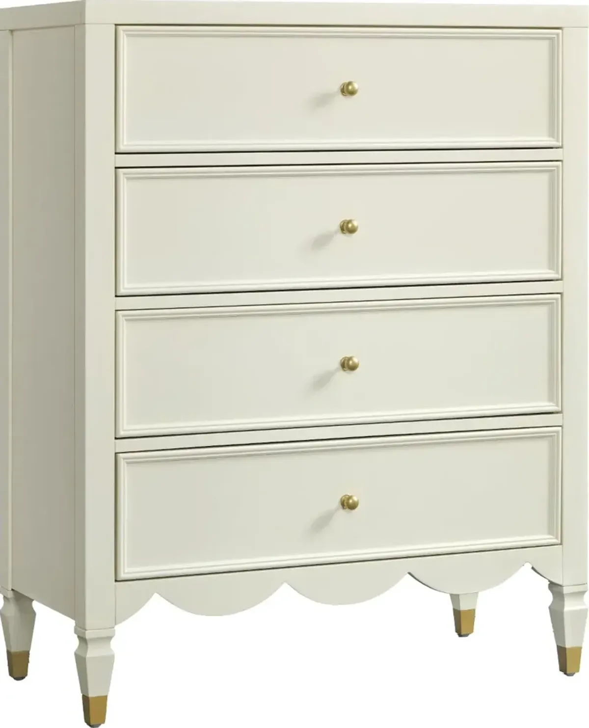 Olivia French White Chest of Drawers