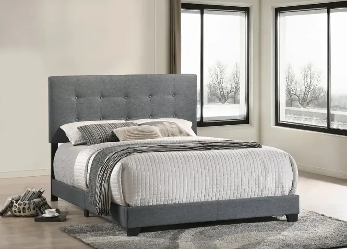 Addyson Gray Full Upholstered Bed