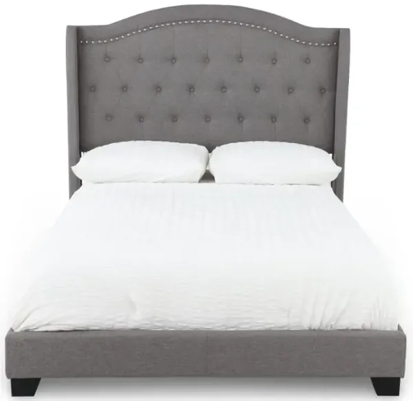 Rhyan Gray Full Upholstered Bed