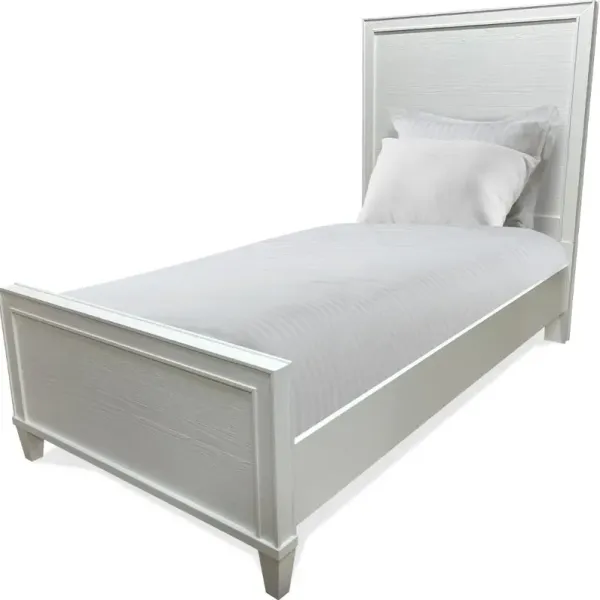 Rosalie White Twin Bed
