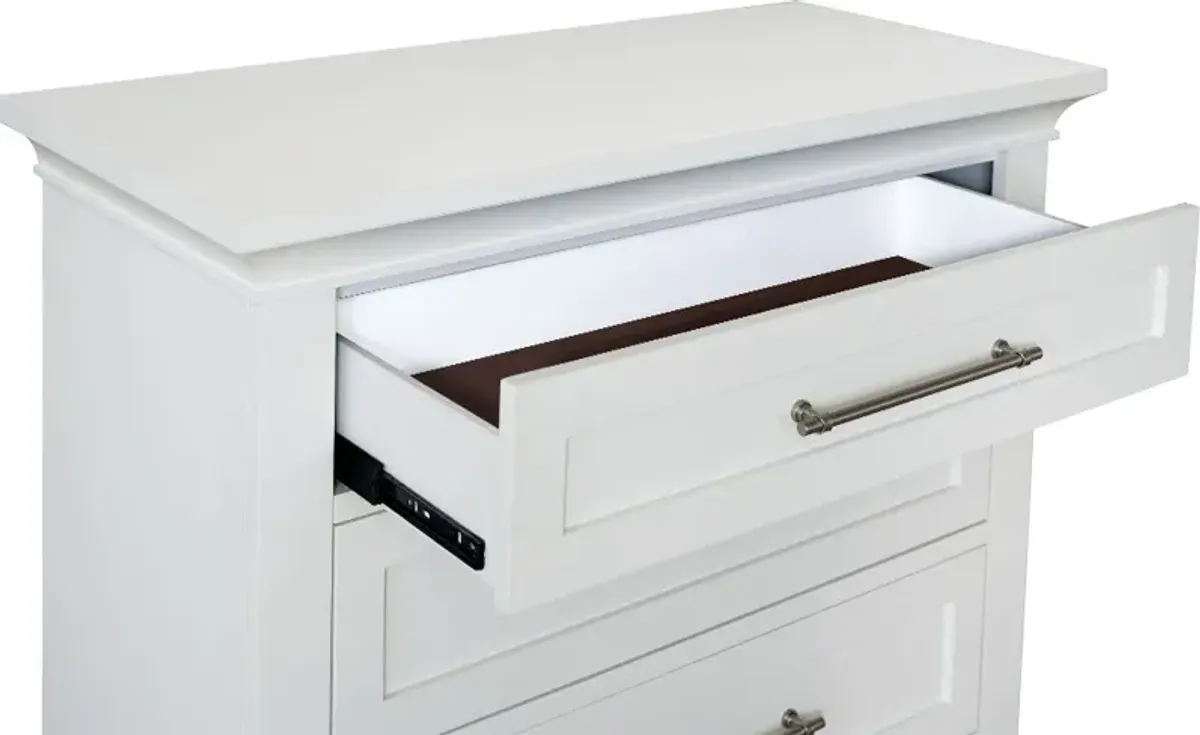 Marina White Chest of Drawers