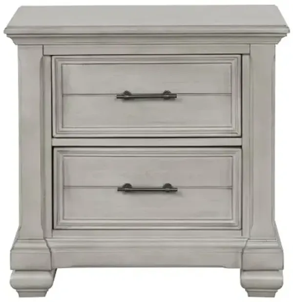 Archer Creek Gray Nightstand