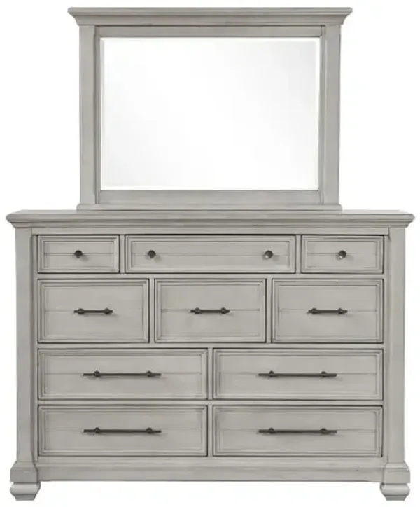 Archer Creek Gray Dresser