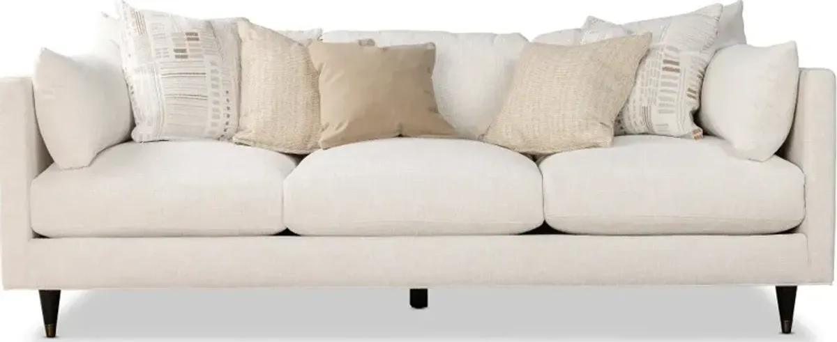 Pia Cotton White Estate Sofa